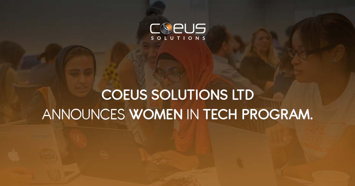 Coeus Solutions Ltd Announces Women In Tech Program