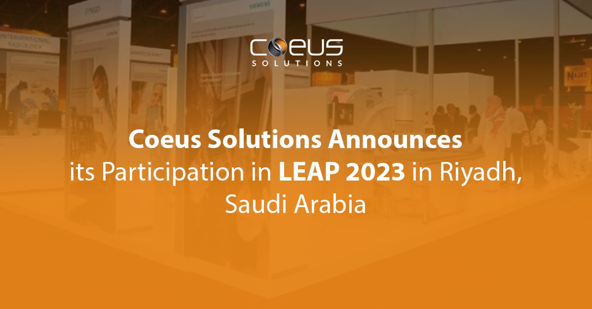 Coeus Solutions Announces its Participation in LEAP 2023 in Riyadh, Saudi Arabia